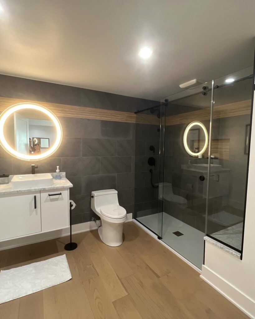After | Modern Bathroom Remodeling